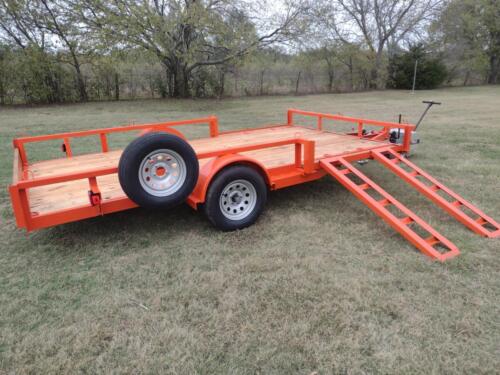 7 x 14 Hammerhead w/ Side Ramps & Adjustable Coupler