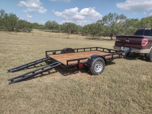 6 x 10 Low Side Trailer w/ 5’ Ramps