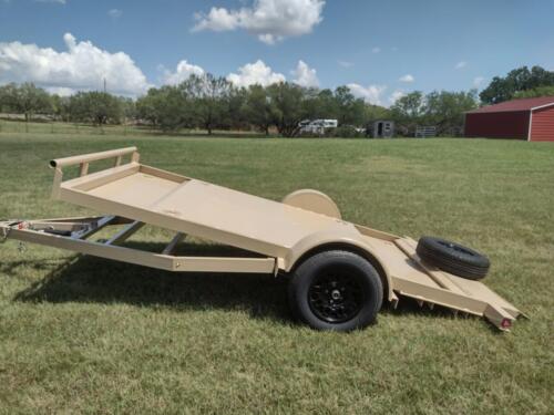 6 x 12 Metal TRU-Tilt w/ Full-Width Wheel Chocks