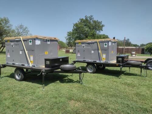 6 x 10 Deckover VA HVAC Generator Trailers