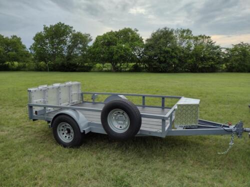 6 x 10 6k w/ Plastic Lumber & Aluminum Bi-Fold Gate