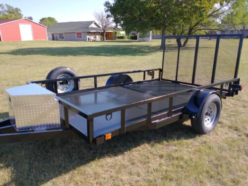 7 x 12 w/ Oversized Tires and Metal Floor