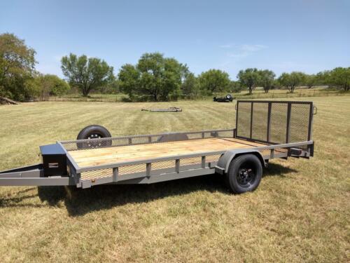 7 x 14 Utility w/ Low Sides for Side Ramp Loading