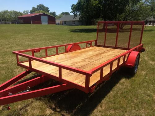 7 x 14 Utility w/ 4' Gate & Heavy Duty Latches