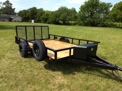 7 x 12 Utility w/ 10º Dovetail and 3' Gate