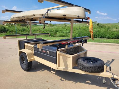 6 x 12 3 Rack Off-Road Kayak Trailer