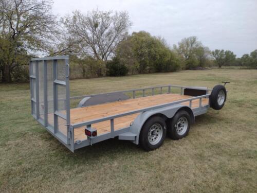 7 x 16 Utility w/ Side Steps and Radials