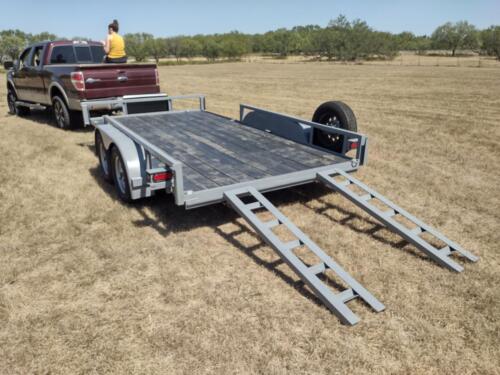 7 x 14 w/ Removable Side Ramps & Plastic Lumber