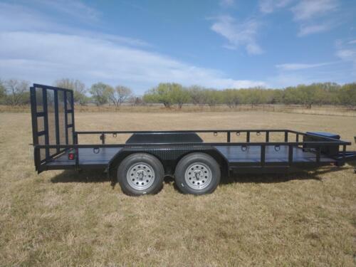 7 x 16 Utility w/ Plastic Lumber and Swivel D-Rings