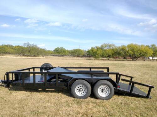 7 x 18 14k Utility TRU-Tilt Equipment Hauler w/ Steel Floor