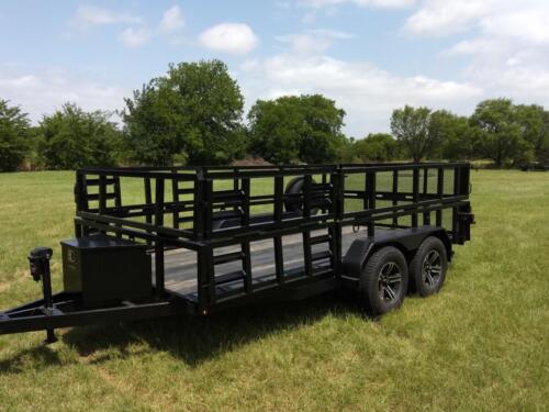 7 x 14 Off-Road Utility with Bi-Fold Sides and Interchangeable Gates