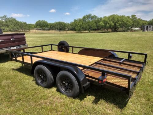 7 x 14 Utility w/ Lay Down Gate