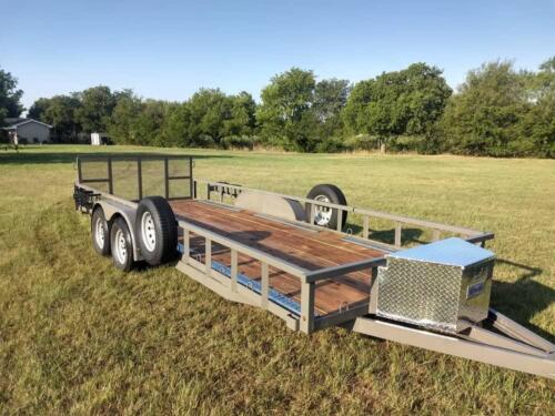 7 x 20 Utility with Removable Sides and Gas Can Holders