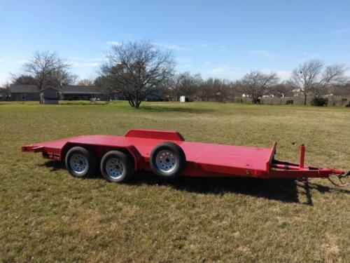 7 x 18 Car Hauler with Metal Floor