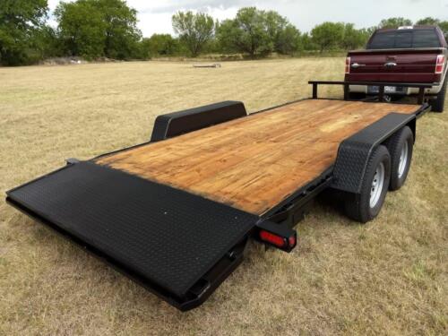 7 x 18 Car Hauler with 2' Dovetail and Removable Front Rail