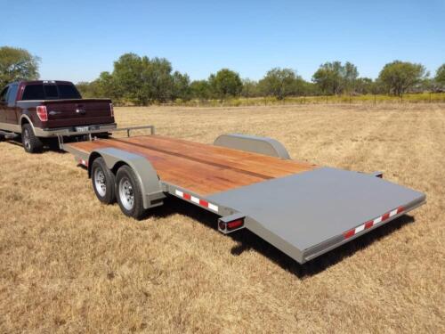 7 x 20 Car Hauler with 2' Metal Dovetail