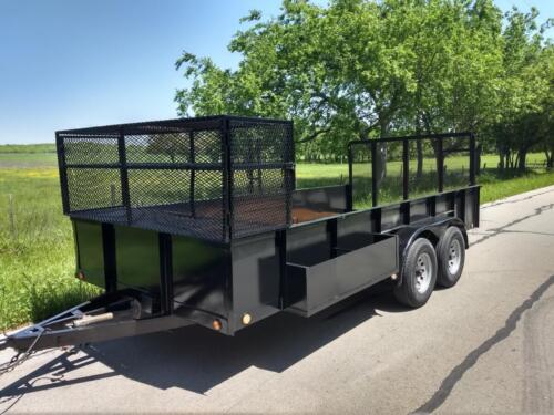 16’ Landscape Trailer Restoration & 6k Axle Increase