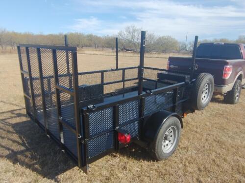 6.5 x 10 Steel Floor Trailer Modification
