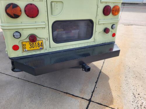 Custom RV Bus Hitch and Rear Platform