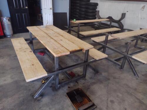 Custom Picnic Tables for the Best Bar in Denton