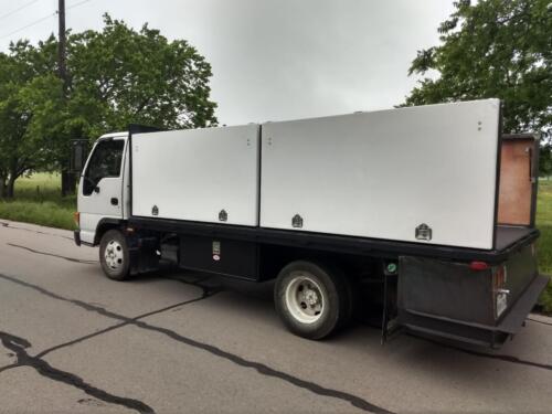 Box Truck Side Frame, Swing Up Doors, and Toolboxes
