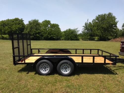 7 x 14 Utility with 4’ Gate Custom Welded Trailer