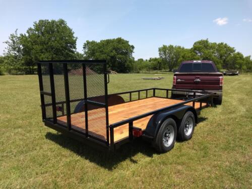 7 x 14 Utility with 4’ Gate Custom Welded Trailer