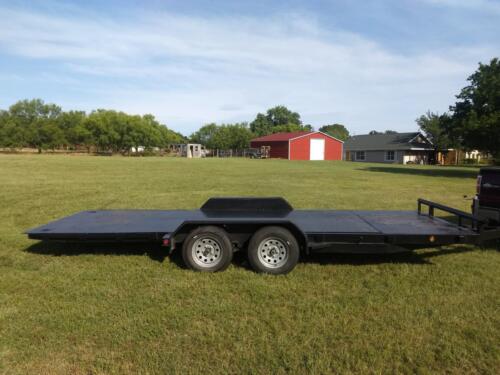7 x 20 Steel Floor Car Hauler Tilt Trailer Custom Welded