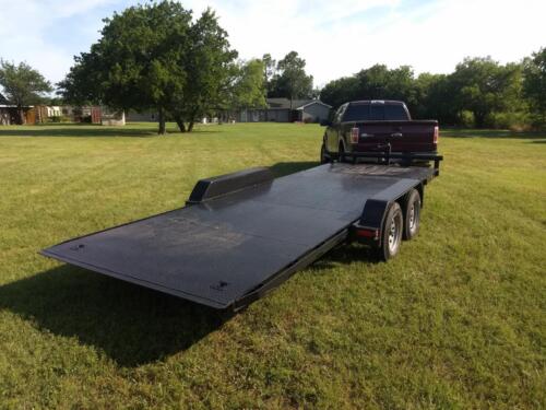 7 x 20 Steel Floor Car Hauler Tilt Trailer Custom Welded