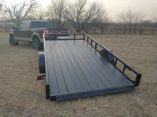 7 x 14 Tilt w/ Toolbox Custom Welded Trailer