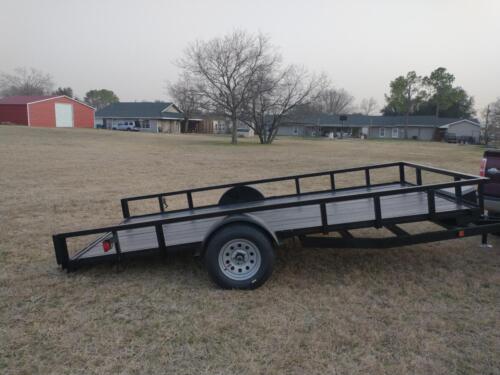 7 x 14 Tilt w/ Toolbox Custom Welded Trailer