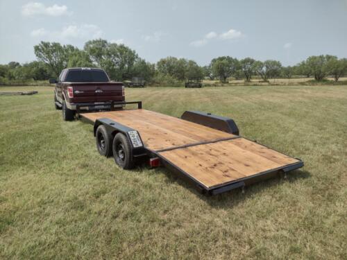 6.5 x 18 Car Hauler Restoration and Re-build Custom Welding Project