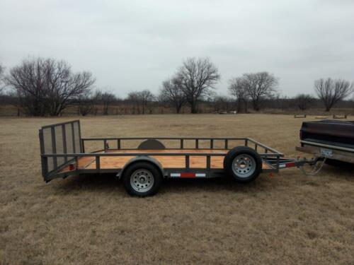 7 x 14 Utility with 2' Dovetail Custom Welded Trailer