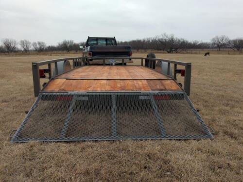 7 x 14 Utility with 2' Dovetail Custom Welded Trailer