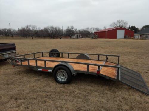 7 x 14 Utility with 2' Dovetail Custom Welded Trailer