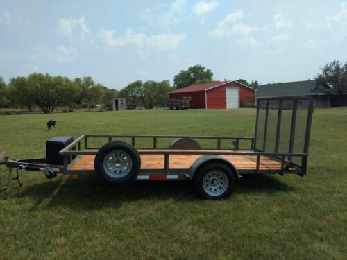 6 x 13 Utility with 4' Gate Custom Welded Trailer