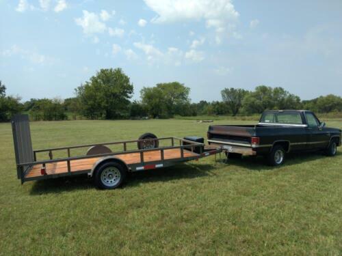 6 x 13 Utility with 4' Gate Custom Welded Trailer
